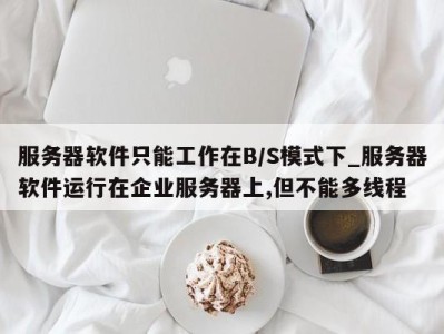 苏州服务器软件只能工作在B/S模式下_服务器软件运行在企业服务器上,但不能多线程 